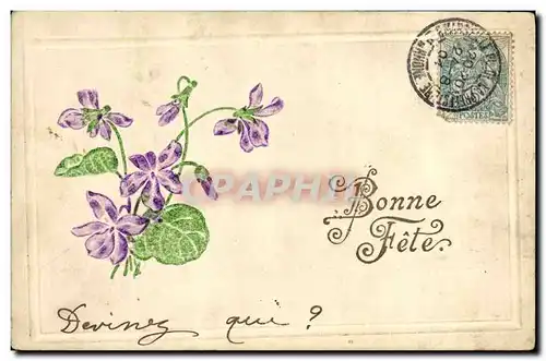 Cartes postales Fantaisie Fleurs