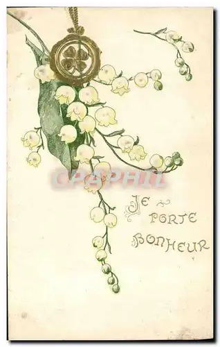 Cartes postales Fantaisie Fleurs Muguet