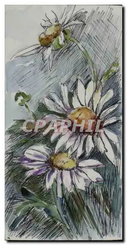 Cartes postales Fantaisie Fleurs