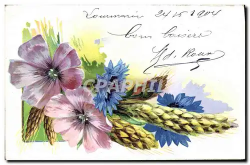 Cartes postales Fantaisie Fleurs