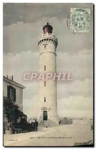 Cartes postales Phare Saint Louis Cette