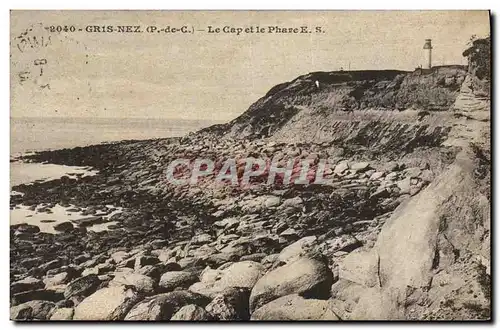 Cartes postales Phare Gris Nez Le Cap et le phare