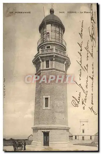 Cartes postales Phare Dieppe
