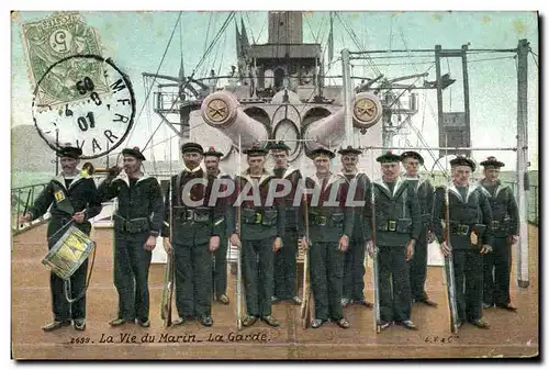 Cartes postales Militaria La vie du Marin La Garde