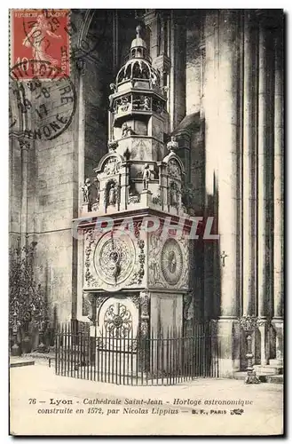 Ansichtskarte AK Horloge astronomique Cathedrale Saint Jean Lyon