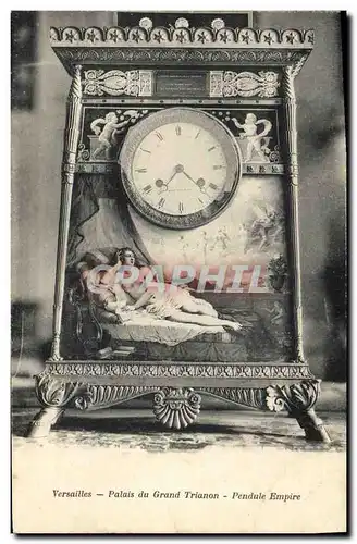 Ansichtskarte AK Horloge Versailles Palais du Grand Trianon Pendule Empire