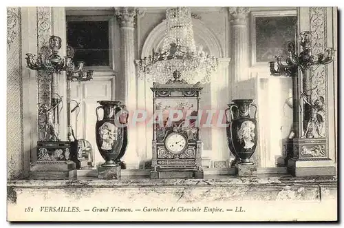 Ansichtskarte AK Horloge Versailles Grand Trianon Garniture de cheminee Empire