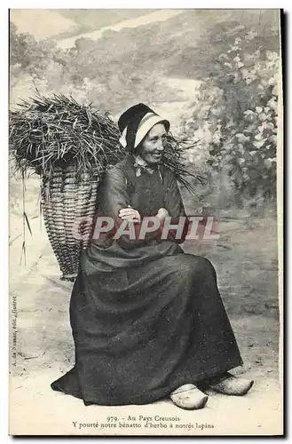 Ansichtskarte AK Folklore Au Pays Creusois