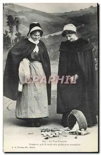 Ansichtskarte AK Folklore Au Pays Creusois