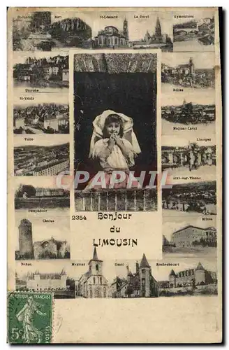 Cartes postales Folklore Limousin Enfant