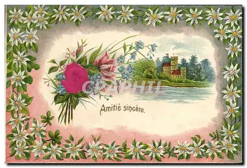 Cartes postales Fantaisie Fleurs