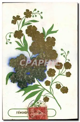 Cartes postales Fantaisie Fleurs