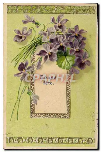 Cartes postales Fantaisie Fleurs