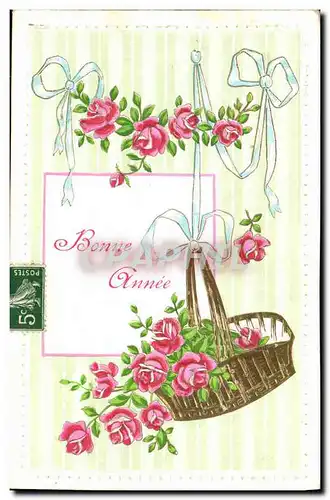 Cartes postales Fantaisie Fleurs