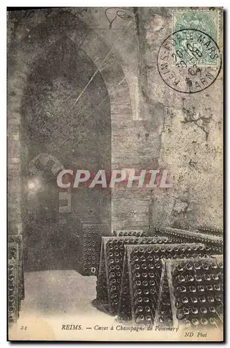 Cartes postales Folklore Vigne Vin Vendanges Champagne Reims Caves a Champagne de Pommery