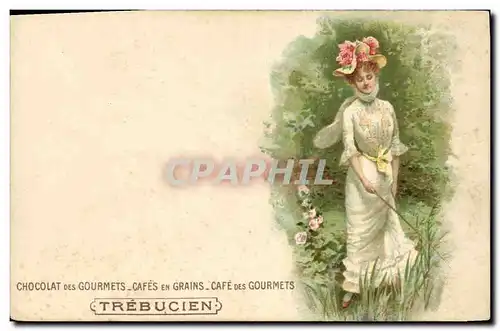 Cartes postales Publicite Trebucien Chocolat