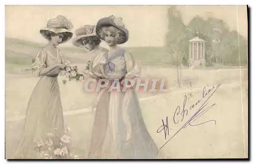 Cartes postales Fantaisie Femmes Illustrateur