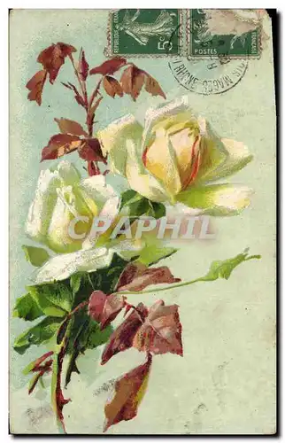 Cartes postales Fantaisie Fleurs