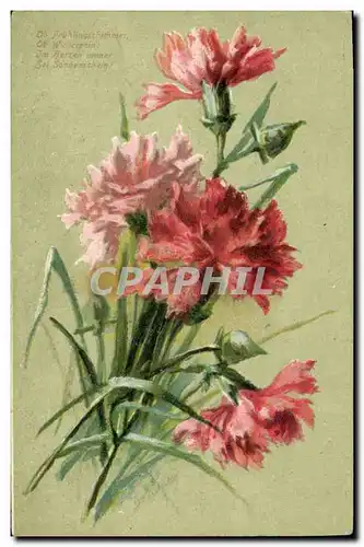 Cartes postales Fantaisie Fleurs