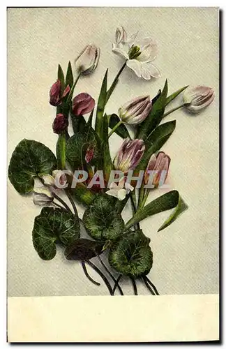 Cartes postales Fantaisie Fleurs