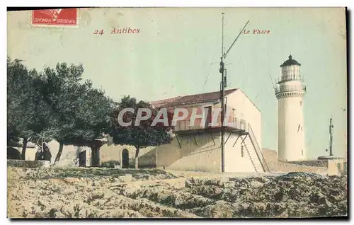 Cartes postales Phare Antibes