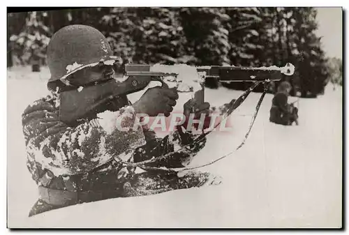 Cartes postales moderne Militaria De Sienne a Belfort Patrouille de Senegalais dans les Vosges