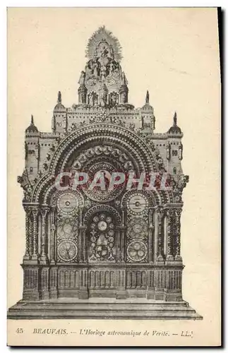 Cartes postales Horloge astronomique de Verite Beauvais