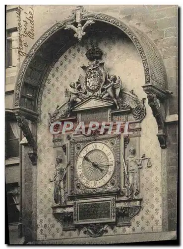 Cartes postales Horloge Palais de justice Paris