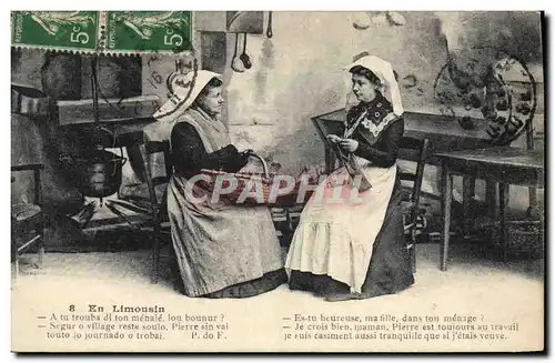 Cartes postales Folklore En Limousin