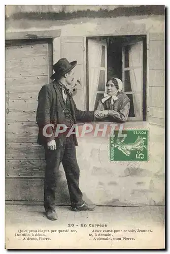 Ansichtskarte AK Folklore En Correze