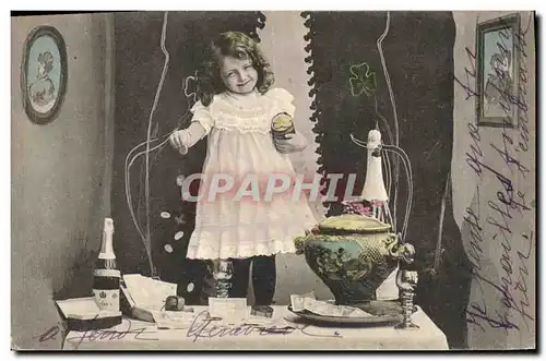 Cartes postales Enfant Champagne