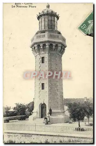 Ansichtskarte AK Phare Cette Le nouveau Phare