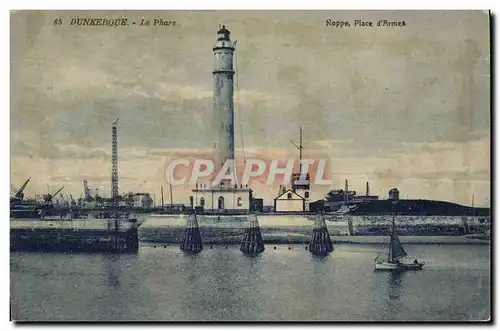 Cartes postales Phare Dunkerque