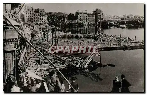 Ansichtskarte AK Militaria De Sienne a Belfort Les ruines du Port de Toulon