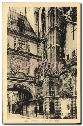 Cartes postales Rouen La grosse Horloge