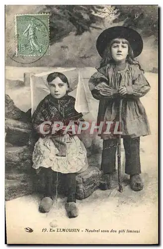 Ansichtskarte AK Folklore Limousin Enfants
