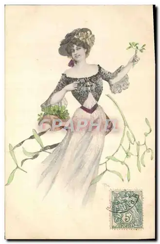 Cartes postales Fantaisie Illustrateur Femme