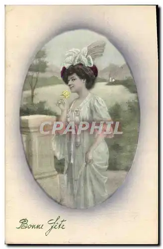 Cartes postales Fantaisie Illustrateur Femme