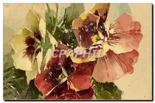 Cartes postales Fantaisie Fleurs