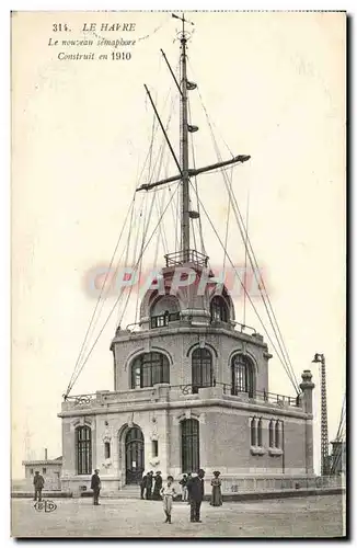 Ansichtskarte AK Phare Le Havre Le nouveau semaphore construit en 1910