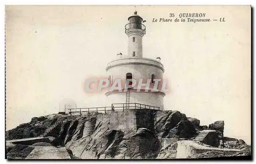 Ansichtskarte AK Phare de la Teignousse Quiberon