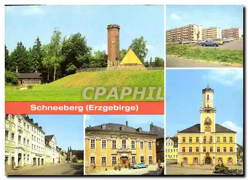 Cartes postales moderne Militaria Schneeberg Erzgebirge