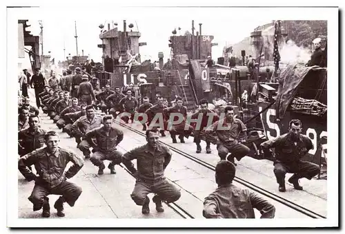 Cartes postales moderne Militaria Le debarquement allie et la bataille de Normandie DD Day 5 juin 1944