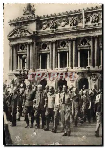 Cartes postales moderne Militaria Paris Prisonniers allemands Place de l&#39Opera