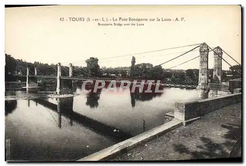 Ansichtskarte AK Pont Bonaparte sur la Loire Tours