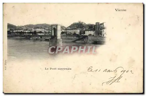 Cartes postales Pont suspendu Vienne