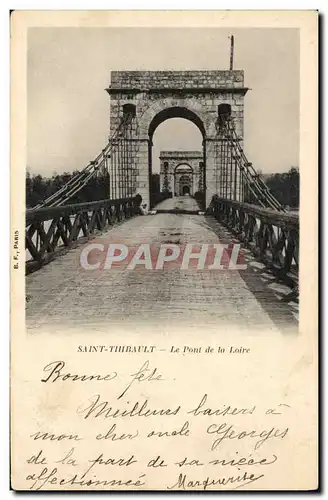 Cartes postales Pont de la Loire Saint Thibault