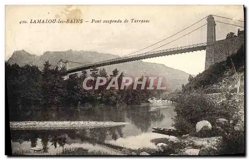 Ansichtskarte AK Pont suspendu de Tarrasac Lamalou les Bains