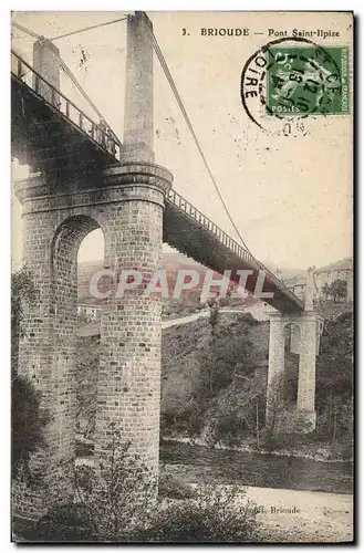 Ansichtskarte AK Pont Saint Ilpize Brioude