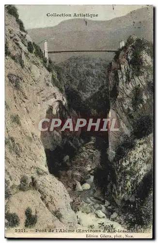 Cartes postales Pont de l&#39Abime Environs d&#39Aix les Bains